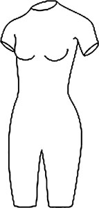 average torso in women, attractive torso