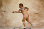 a Neanderthal woman hunter