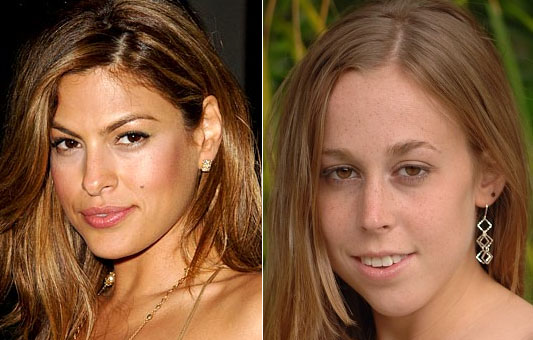 Eva Mendes and Lizzy from FTV girls.